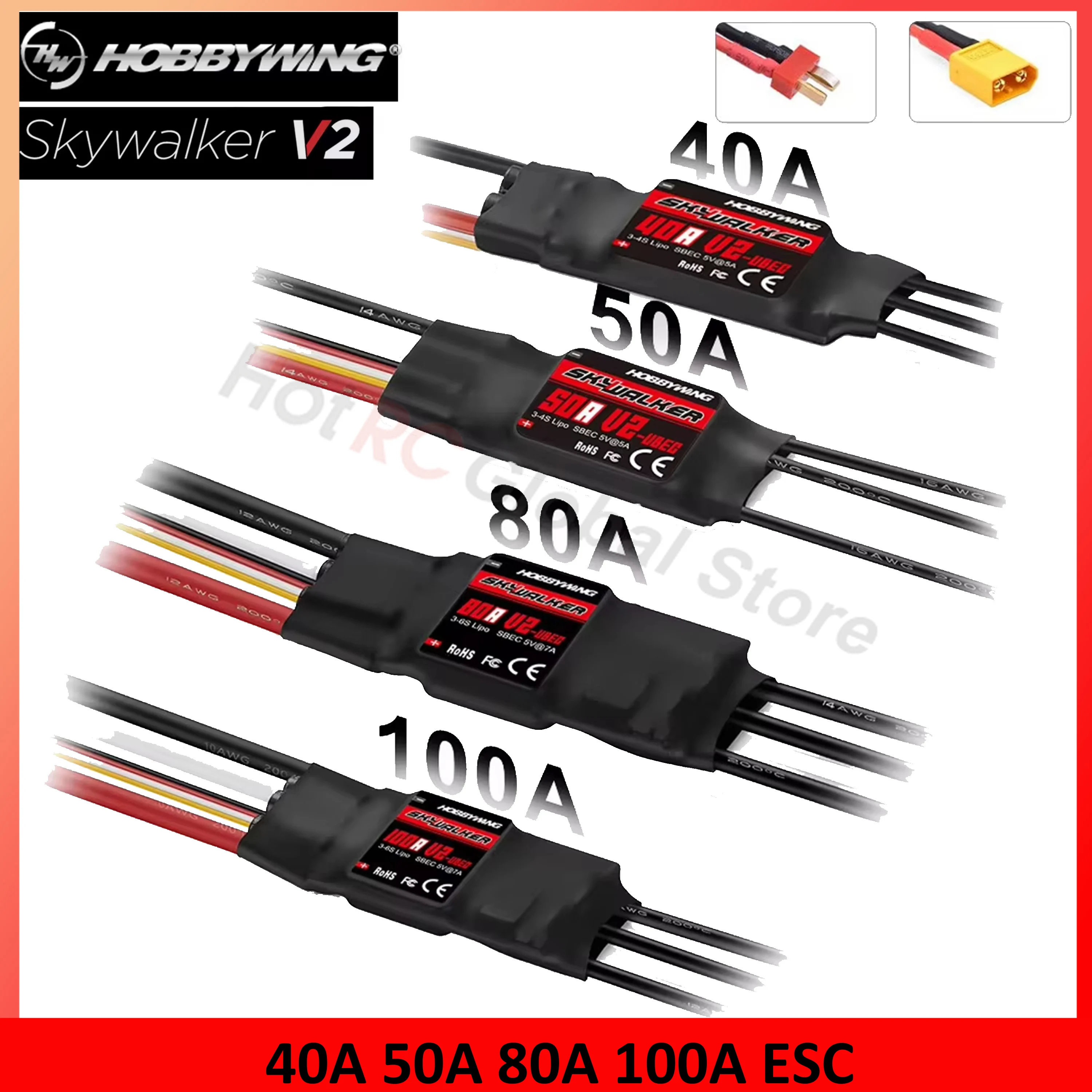 Fpv Drone Esc - HOBBYWING Skywalker V2 serisi 40A 50A