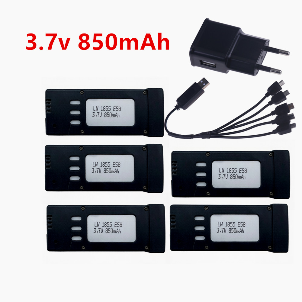 Eachine Drone E58 - 3.7V 850mAh RC Drone Lityum Pil
