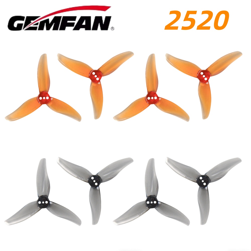 4 çift Gemfan Hurricane 2520 2 - Fpv Drone Motor incelemesi ve fiyatı