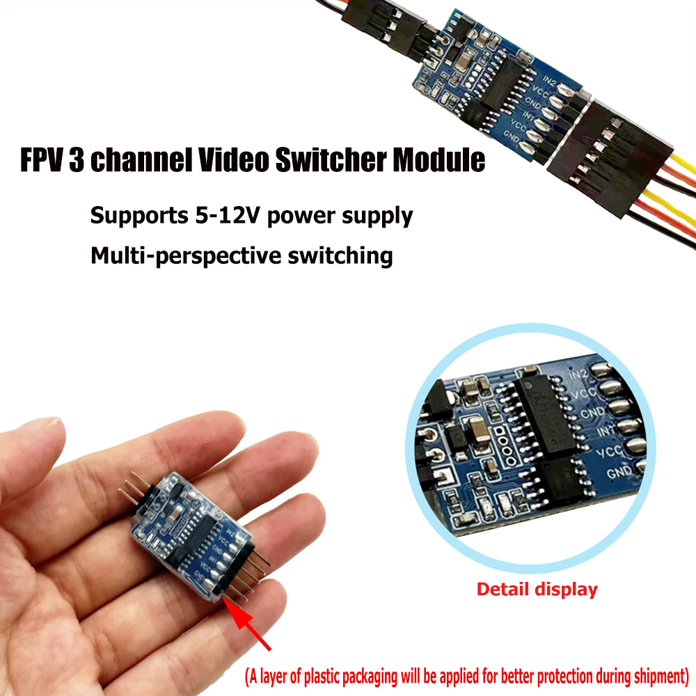 5.8G 3 Kanallı Video Değiştiri - Fpv Drone Motor incelemesi ve fiyatı