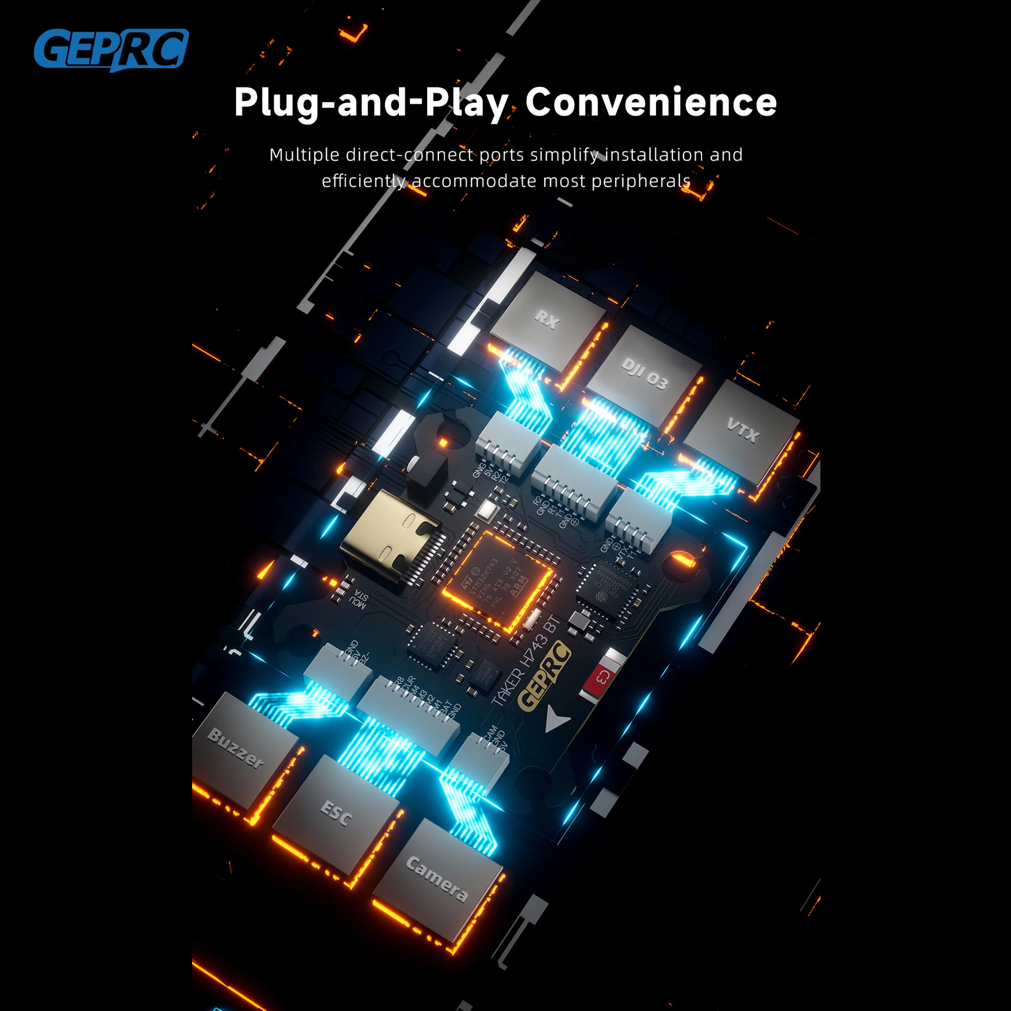 GEPRC TAKER H743 BT 32Bit 65A  - Fpv Drone Esc incelemesi ve fiyatı